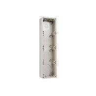 Clipsal - 56 Series, Mounting Back Box, in Line, 4 Gang, 63x101x391mm, Vertical - Grey