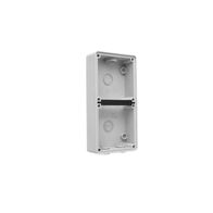 Clipsal - 56 Series, Mounting Back Box, Shallow, 2 Gang, 38x101x198mm - Grey