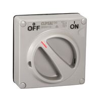 Clipsal - 56 Series, Surface Switch, PVC IP66 1 Gang 10A Less Enclosure - Chemical Grey