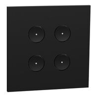C-Bus, SpaceLogic Wall Plate, Saturn Zen, E-Series, Key Input unit, 4 keys - Zen Black