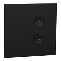 C-Bus, SpaceLogic Wall Plate, Saturn Zen, E-Series, Key Input unit, 2 keys - Zen Black