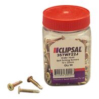 Clipsal - General Accessories, Wafer Head, Self Drilling, 10 x 22mm, Jar 90