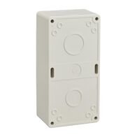 Clipsal - 56 Series, Blank Mounting Enclosure, IP66, 2 Module - Grey