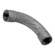 Clipsal - Cable Management, Solid Bend, 25mm Galvanised Cast Iron