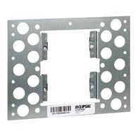 2000 Series, Metal Plaster Bracket, Vertical 2 Gang, Recess Mount