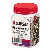 Clipsal - General Accessories, Washer Head, Self Drilling, 8 x 12mm, Jar 400