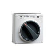 Clipsal - 56 Series, Surface Switch, PVC 1 Gang 2 Way 15A Less Enclosure - Resistant Orange