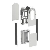 EVlink Pro AC, Kit enclosure, Metal, for 1 floor-standing charging station, steel