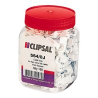 Clipsal - General Accessories, Cable Clip, to Suit 1mm² / 1.5mm²And 2.5mm², Jar 150
