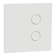 C-Bus, SpaceLogic Wall Plate, Saturn Zen, E-Series, Key Input unit, 2 keys - Zen White