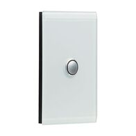 Saturn Series, Switch Grid and Cover Assembly, 1 Gang, Less Mechanism - Ocean Mist
