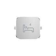 Clipsal Iconic, Styl Rocker, BED 4 - Silver