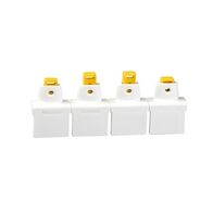 Acti9 iC60, Screw shield, 4 poles, 72 mm, for iC60, iID, Reflex iC60, iSW-NA