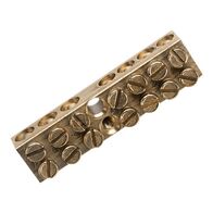 Clipsal - Max 4, Brass link bar, 100 A 500 V 7 hole