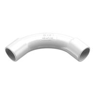 Clipsal - Cable Management, Elbow Bend, Solid, PVC, 50mm - Electric Orange