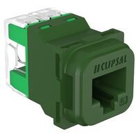 Clipsal Actassi, S-110 RJ45 Connector, 40M, Unshielded Cat 6, Bag x1 - Green