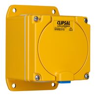 Metal Clad, Socket Outlet, 1 Gang 32A 250V, 3 Round Sockets, IP66, Cast Aluminium Material