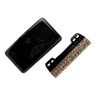 Clipsal - Max 4, Maxi Neutral link, 110 A 500 V 13 hole with cover front wiring Black