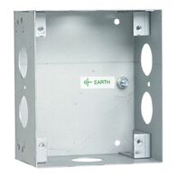 Medilec, Flush Mount Metal Plate, Wall Boxes, 1 Gang, Wall Box