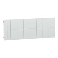 MAX9, Pole Filler, Blank, 8 Module, White