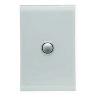 Saturn Series, push-button Switch, 1 Gang, 20A - Ocean Mist