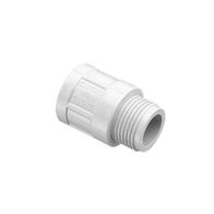 Clipsal - Cable Management, Adaptor, PVC, Plain to Screwed Conduit, 25mm - Electric Orange