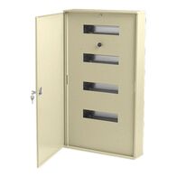 Max 4 Consumer Switchboards, Switchboard Enclosure, Series 4C, 48 Module, Surface Mount - Cream