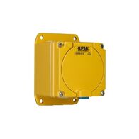 Metal Clad, Socket Outlet, 1 Gang, 250V, 2 Flat, 1 Round, Cast Aluminium Material