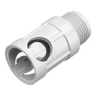 Clipsal - Cable Management, Adaptor, PVC, Corrugated Conduit - Grey