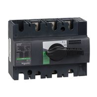 ComPact, Switch disconnector, Compact INS100 , 100 A, standard version with black rotary handle, 3 poles