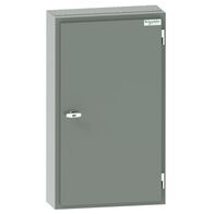 Acti9, MD Isobar standard distribution board, 48 poles, 160A main switch, 18mm, IP56, grey