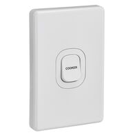 Classic C2000 Series, Switch Mechanism, 250V 45A Vertical Marked COOKER - Black