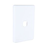 Classic C2000 Series, Switch Grid Plate and Cover, 1 Gang, Less Mechanism, Standard Size - White Electric