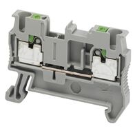 Linergy, Terminal block, Linergy TR, push-in type, feed through, 2 points, 2.5mm², grey, set of 50