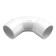 Clipsal - Cable Management, Solid Elbow, PVC, 25mm - White Electric