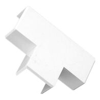 Clipsal - Cable Management, Flat Elbow Tee, 25 x 16mm Flat Tee - White Electric