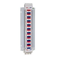 Acti9, SAU Chassis, 250A, 3Ph, 60 poles, 18mm for iC60 MCB and RCBO, dual feed