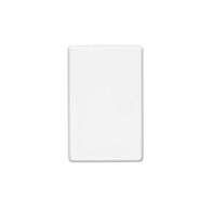 Classic C2000 Series, Switch Plate Cover, Vertical Mount, Blank - Black