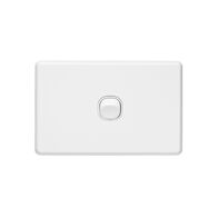 Classic C2000 Series, Flush Switch, 1 Gang, 250VAC, 10A, Standard, Horizontal - White Electric