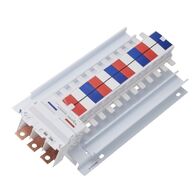 Acti9, SAU Chassis, 250A, 3Ph, 24 poles, 27mm for C120 MCB, top or bottom