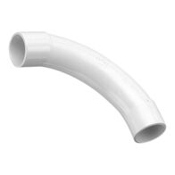 Clipsal - Cable Management, Bend, 25mm - White Electric