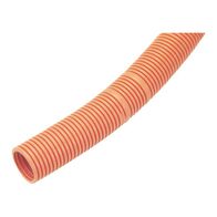 Clipsal - Cable Management, Corrugated Conduit, Heavy Duty, PVC, 32mmx25m - Electric Orange