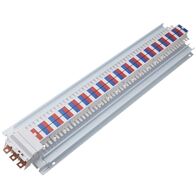 Acti9, SAU Chassis, 250A, 3Ph, 108 poles, 18mm for iC60 MCB and RCBO, top or bottom