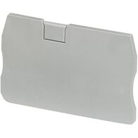 Linergy, Cover plate, Linergy TR, 2.2mm width, 2 points, for spring terminals NSYTRR22, NSYTRP22, grey, Set of 50
