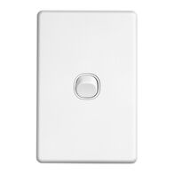 Classic C2000 Series, Flush Switch, 1 Gang, 250VAC, 10A, Standard, Vertical - White Electric