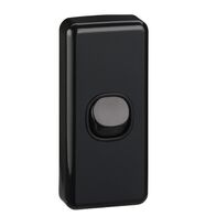 Classic C2000 Series, Flush Switch, Architrave Size, 1 Gang, 250V, 10A - Black
