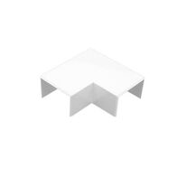 Clipsal - Cable Management, Flat Elbow, 40 x 25mm Flat Elbow - White Electric