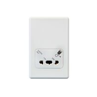 Classic C2000 Series, Universal Shaver Outlet - White Electric