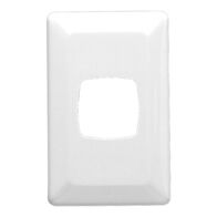 Prestige Series, Moulded Switch Plate, 1 Gang - White Electric
