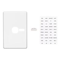 Classic C2000 Series, Switch Plate Cover, 1 Gang, Vertical mount - White Electric